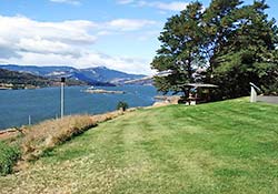 View from Chamberlain Lake Safety Rest Area