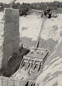 Anchorage construction, 1948 WSDOT